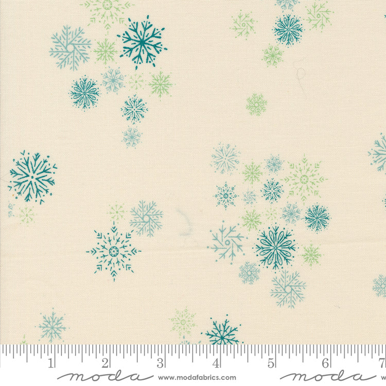 Moda Cozy Wonderland - Natural Snowflakes