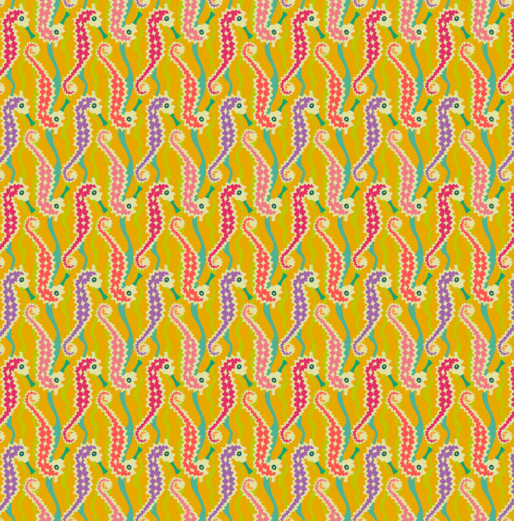 Sally Kelly - Atlantis - Seahorse Mustard