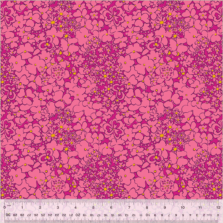 Windham Fabrics - Botanica - Periwinkle Magenta