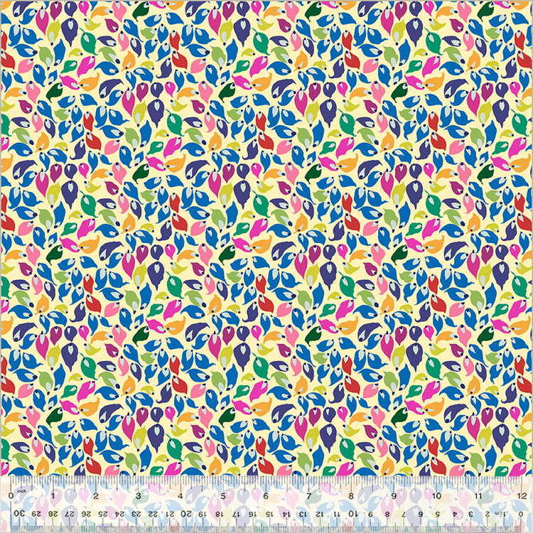 Windham Fabrics - Botanica - Summer Leaves Macadamia