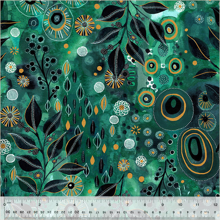 Windham Fabrics - Ebb & Flow - Enchanted Emerald