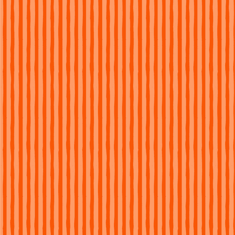 Ruby & Bee Blenders - Drawn Stripe - Peachy / Delphinium