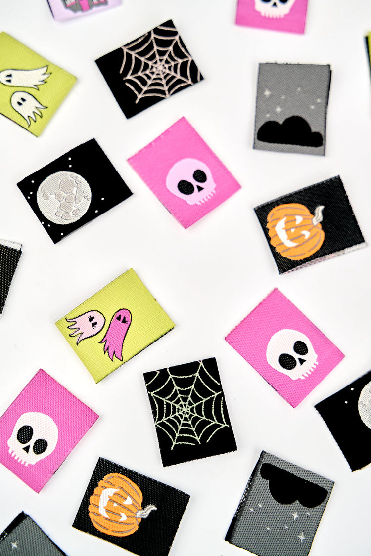 Renaissance Ribbons Sew In Labels - Spooky Night