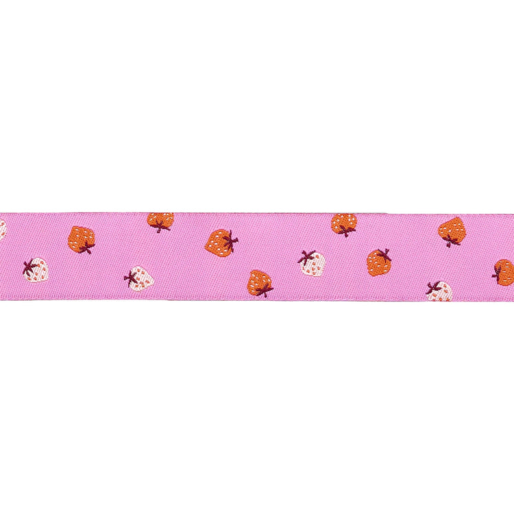Ruby Star Society - Strawberry Toss in daisy - 7/8" Width Ribbon