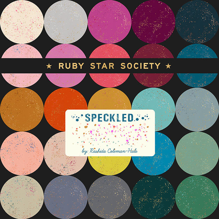 Ruby Star Society Speckled Fat Quarter 12 Month Subscription Club Month 8 April