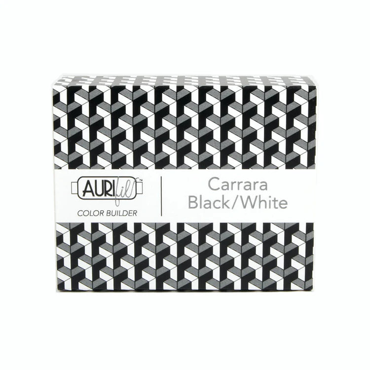 Aurifil Colour Builder 3 Pack - Carrara Black/White