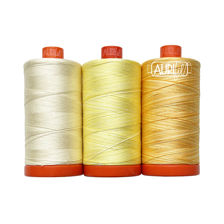 Aurifil Colour Builder 3 Pack - Golden Trumpet