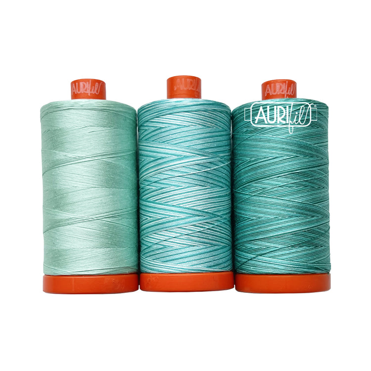 Aurifil Colour Builder 3 Pack - Jade Vine