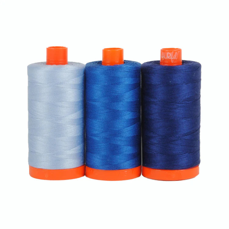 Aurifil Colour Builder 3 Pack - Como Blue
