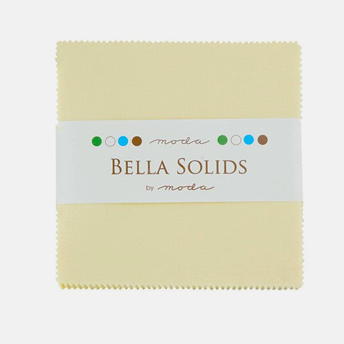 Moda Bella Solids 5" Charm Pack - Snow