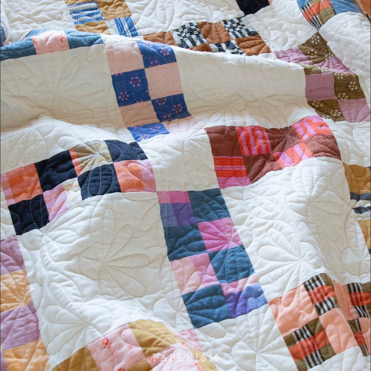 Fableism - Swedish Holiday / Daisies / Sprouts Dorothy Quilt Kit - Without Pattern