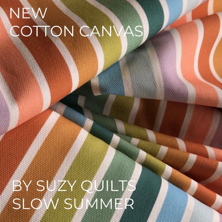 Art Gallery Fabrics Slow Summer - Summer Stripe - Canvas