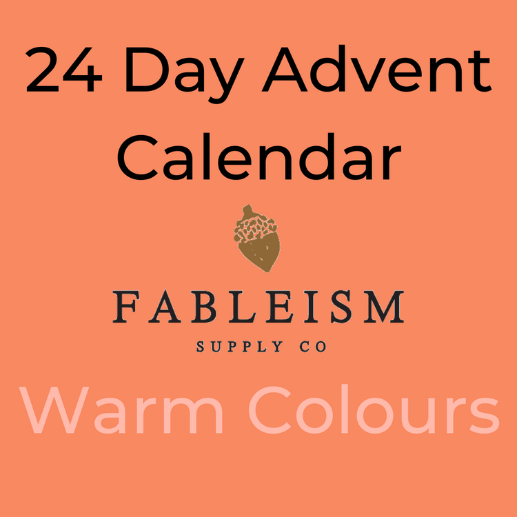 Fableism 24 Day Advent Calendar - Warm Colours 2025 - Pre-Order Due Early November 2025