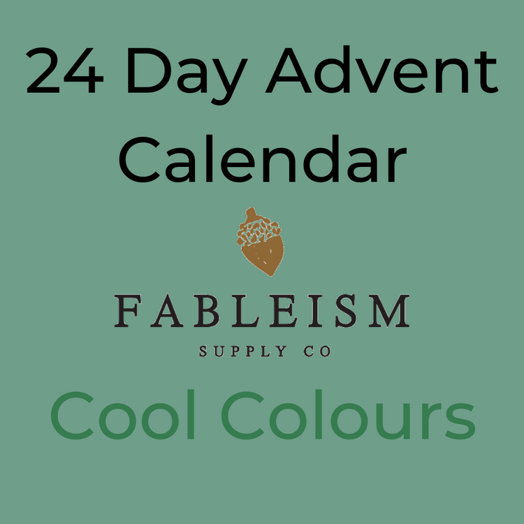 Fableism 24 Day Advent Calendar - Cool Colours 2025 - Pre-Order Due Early November 2025