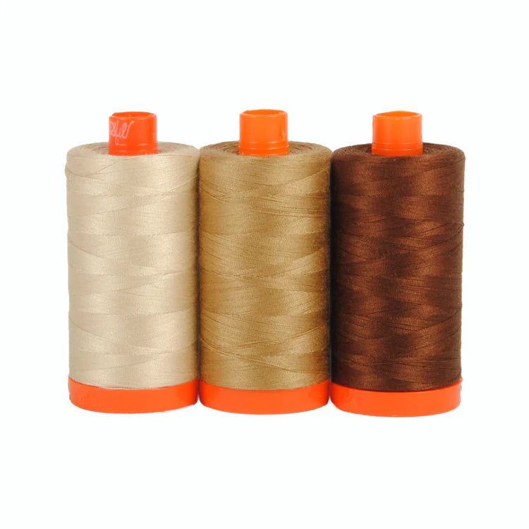 Aurifil Colour Builder 3 Pack - Florence Brown