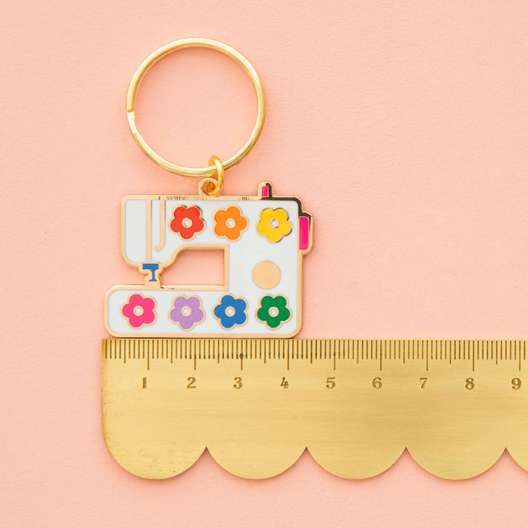 Sarah Hearts - Daisy Sewing Machine Keyring
