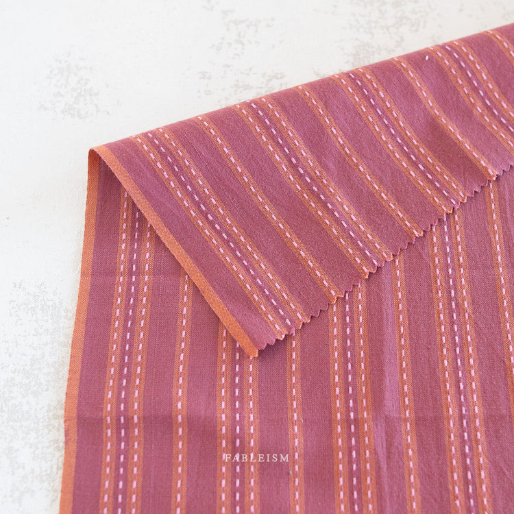 Fableism Lucky Loom - Stitch Stripe - Blackberry - Pre-Order Due End Sept 2025