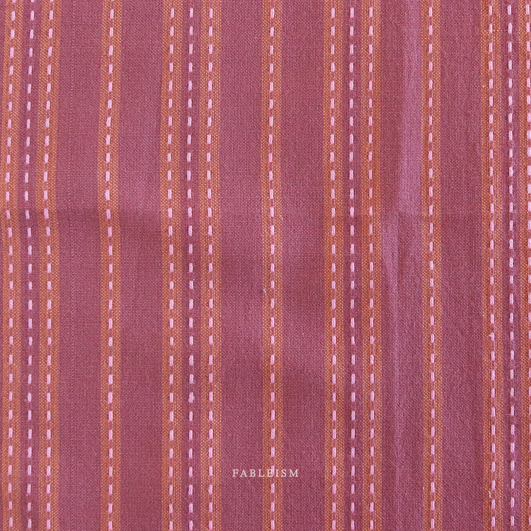 Fableism Lucky Loom - Stitch Stripe - Blackberry - Pre-Order Due End Sept 2025