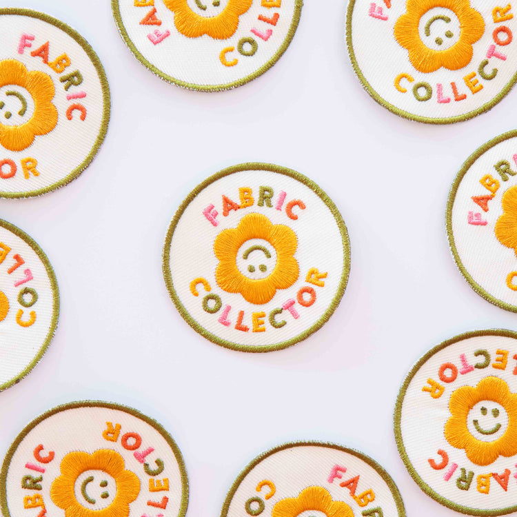 Sarah Hearts Iron-On Patch - Fabric Collector