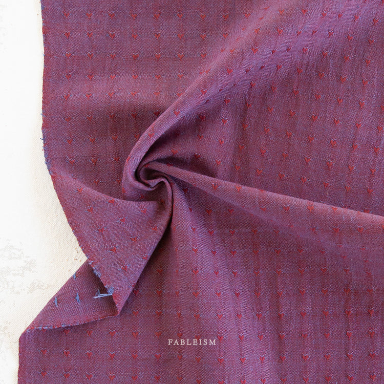 Fableism Queen of Hearts 55" Wide - Dobby Hearts in Royal - Back In Stock End Dec 2025