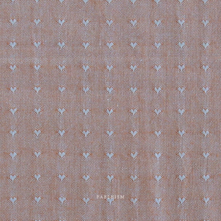 Fableism Queen of Hearts 55" Wide - Dobby Hearts in Riviera