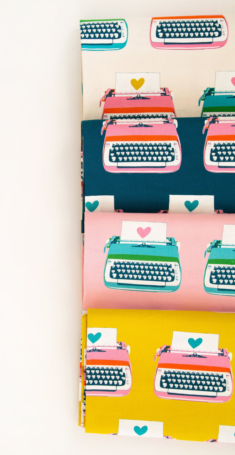 Ruby Star Society Best Day Ever - Typewriters - Natural - Canvas