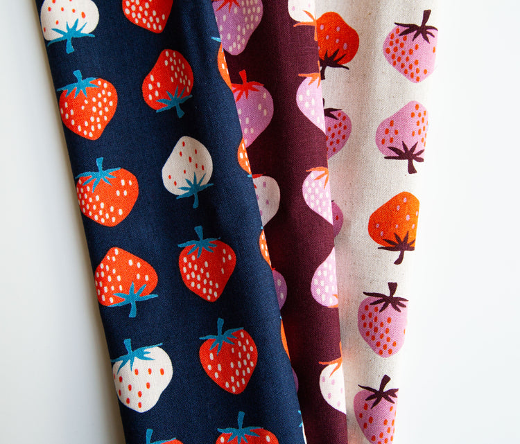 Ruby Star Society Strawberry - Navy - Canvas