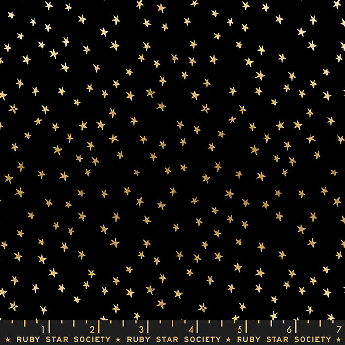 Ruby Star Society Starry - Black & Metallic Gold Small Stars
