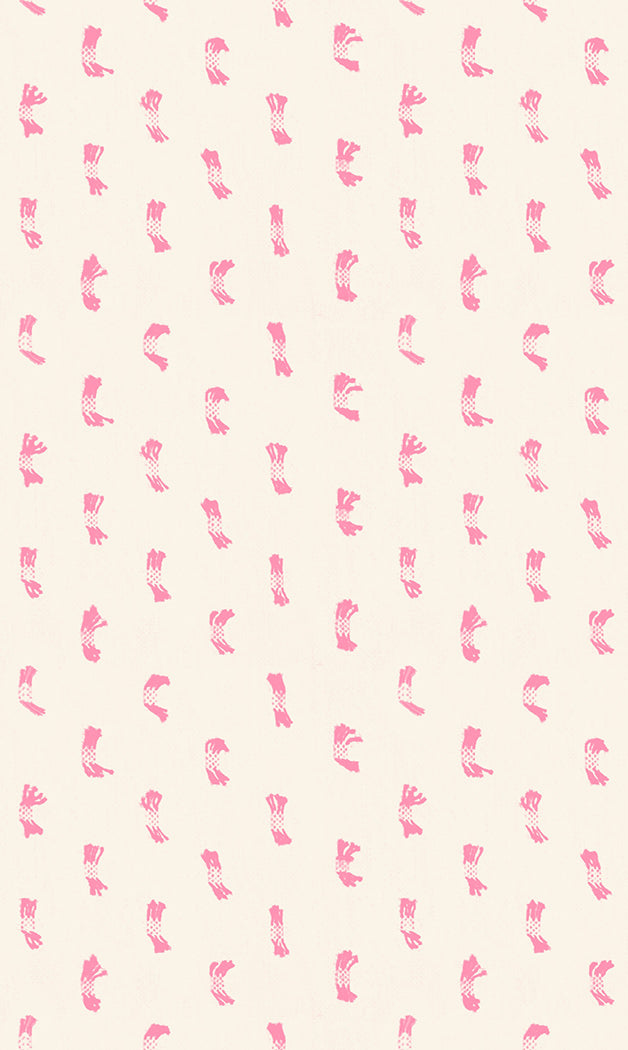 Ruby Star Society Warp & Weft Ooh Lucky Lucky - Flicker Natural & Pink