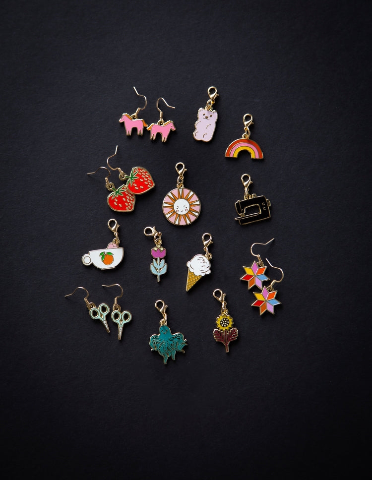 Ruby Star Society Zip Pulls - Alexia Patchwork Star & Rainbow - Due December 2023