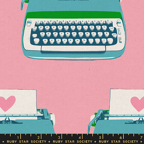 Ruby Star Society Best Day Ever - Typewriters - Posy - Canvas - Pre-Order Due Oct/Nov 2025