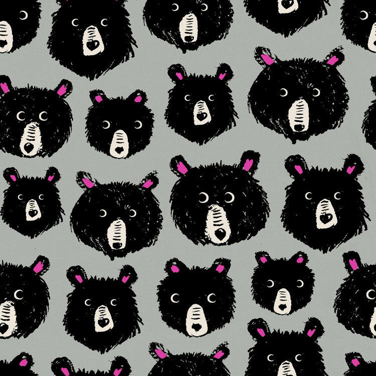 Ruby Star Society Teddy & The Bears - Steel - Canvas