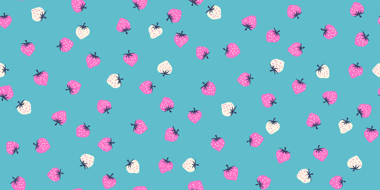 Ruby Star Society Strawberry - Strawberry Toss - Turquoise
