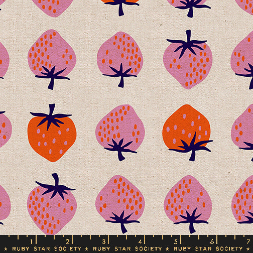 Ruby Star Society Strawberry - Natural - Canvas