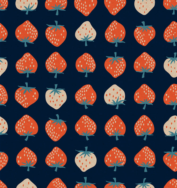 Ruby Star Society Strawberry - Navy - Canvas