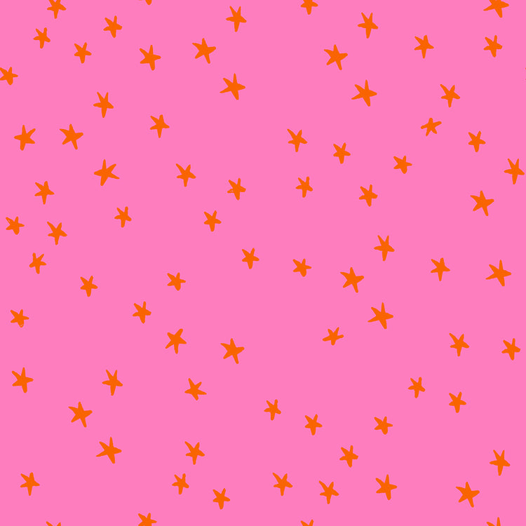 Ruby Star Society Starry - Vivid Pink Extra Wide 108" Quilt Back