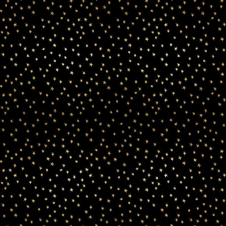 Ruby Star Society Starry - Black & Metallic Gold Small Stars