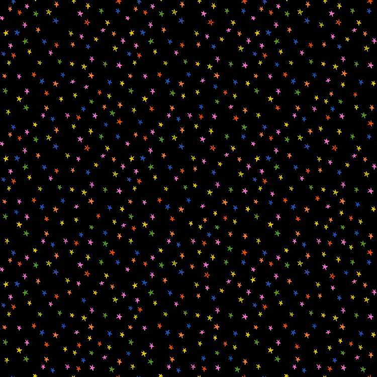 New Ruby Star Society Starry - Vivid Small Stars on Black