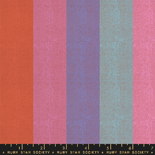 Ruby Star Society Warp & Weft Ooh Lucky Lucky - Poolside Stripe Peony