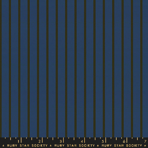Ruby Star Society Warp & Weft Ooh Lucky Lucky - Apron Stripe Navy