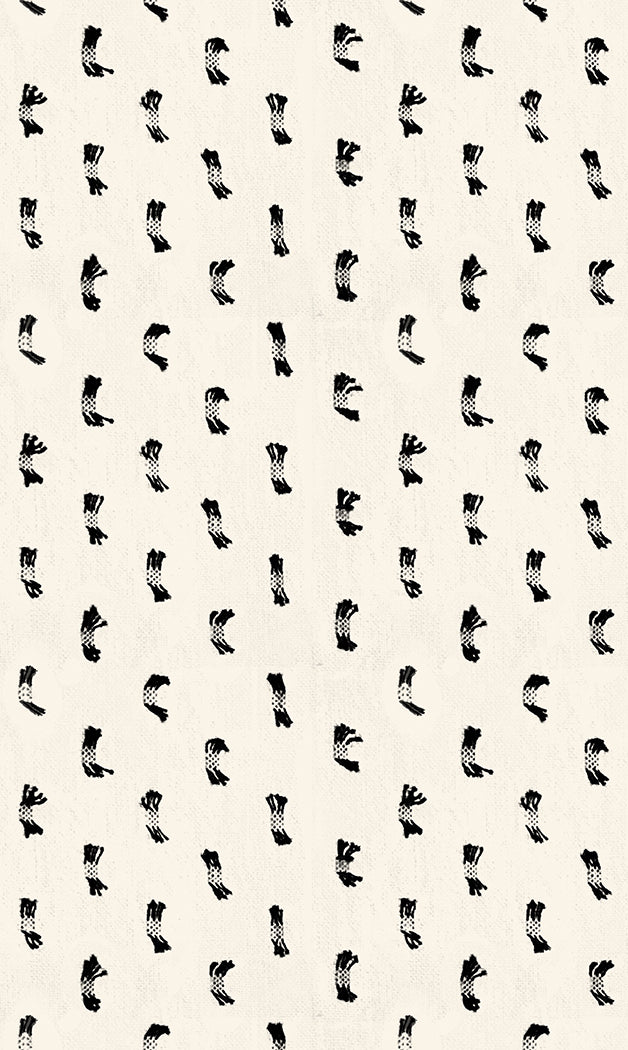 Ruby Star Society Warp & Weft Ooh Lucky Lucky - Flicker Natural & Black