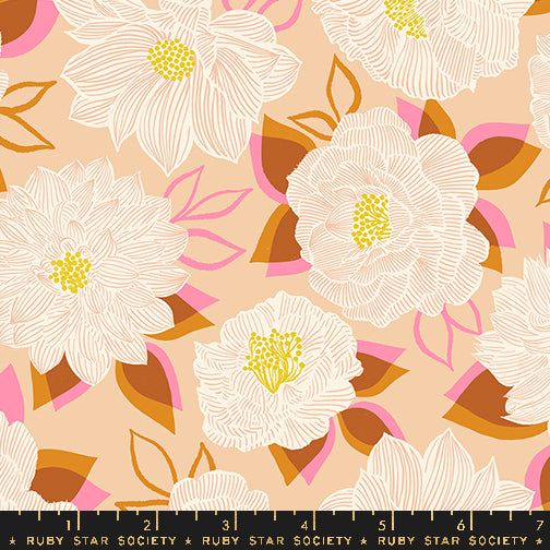 Ruby Star Society Favourite Flowers - Blooming - Creme Brulee