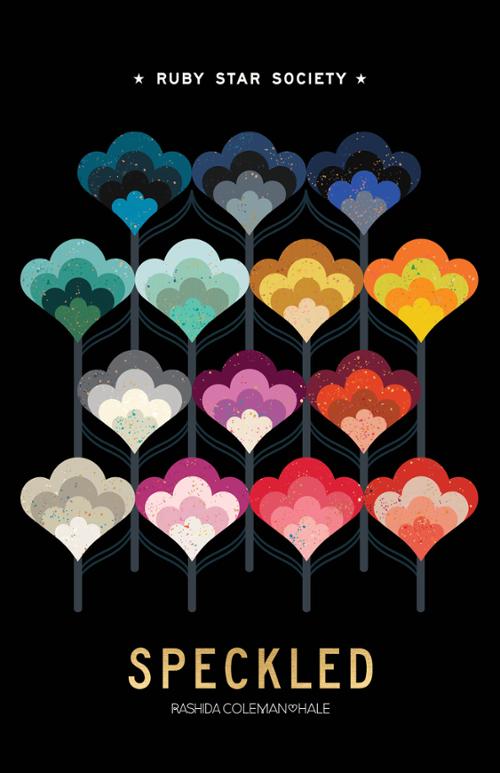 Ruby Star Society Speckled Fat Quarter 12 Month Subscription Club Month 11 July