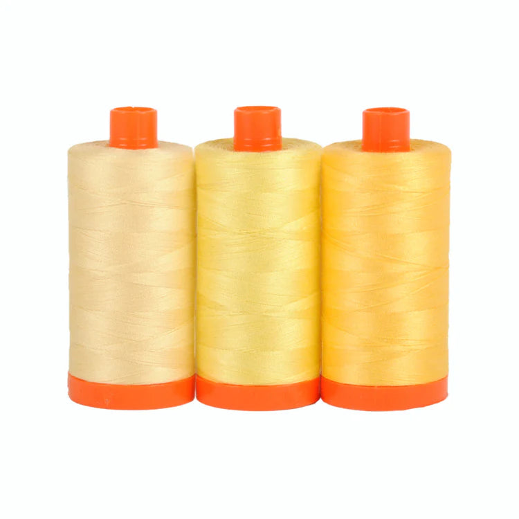 Aurifil Colour Builder 3 Pack - Sicily Yellow