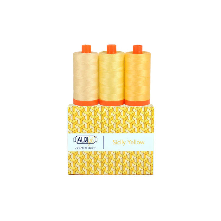 Aurifil Colour Builder 3 Pack - Sicily Yellow