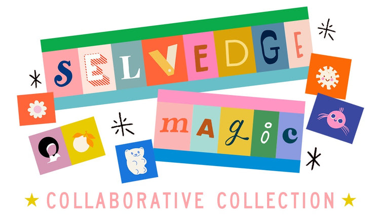 Ruby Star Society Selvedge Magic - Selvedge Letters - Multi - Pre-Order Due August 2025