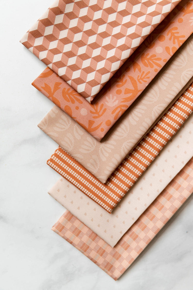 Art Gallery Fabrics - Duval By Suzy Quilts - Diamond Stripe Spiced