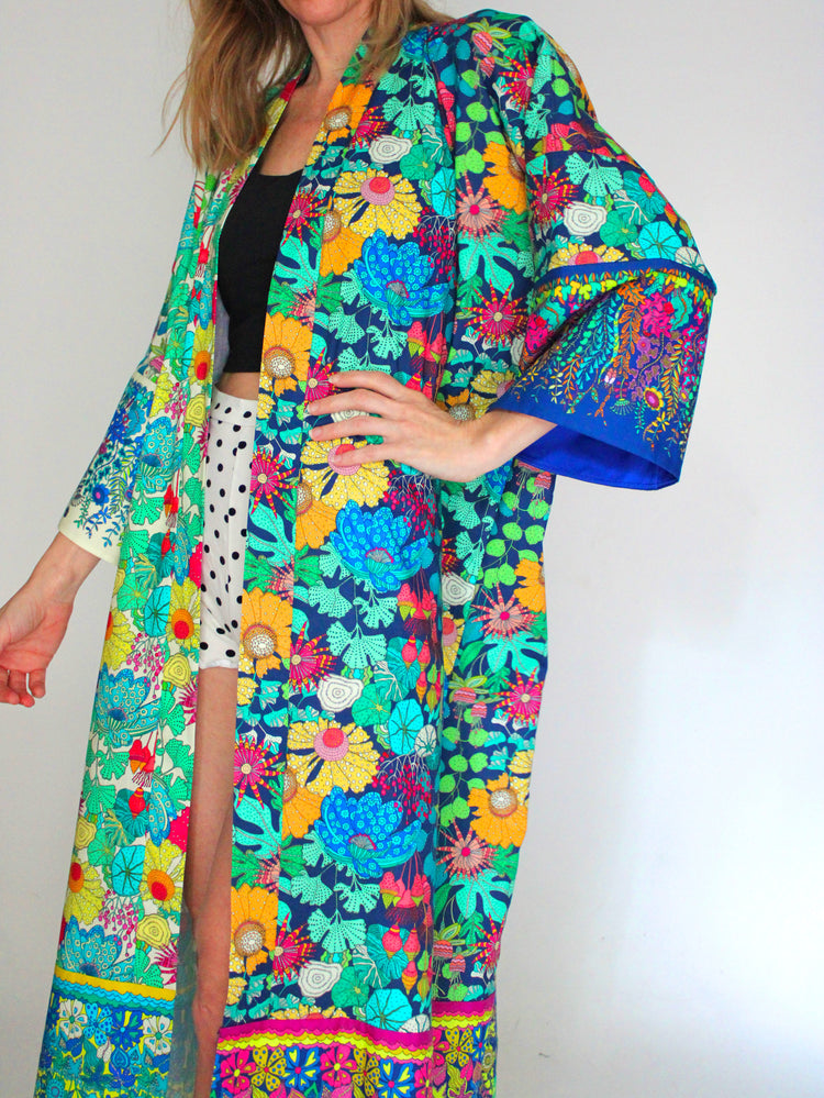 Sally Kelly - Sunshine - Peony Park - Indigo
