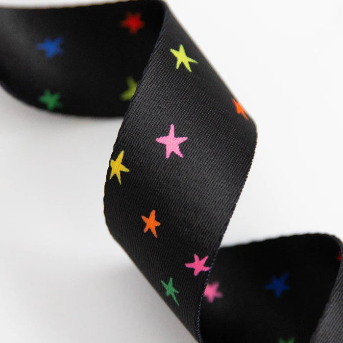 Ruby Star Society 1.5" Wide Webbing - Vivid Stary Black - Coming Soon!