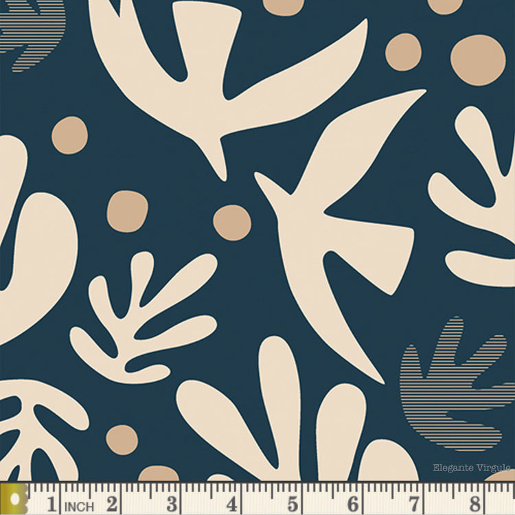 Art Gallery Fabrics - Duval By Suzy Quilts - Boho Birds Nova 108" Edition Wide Back